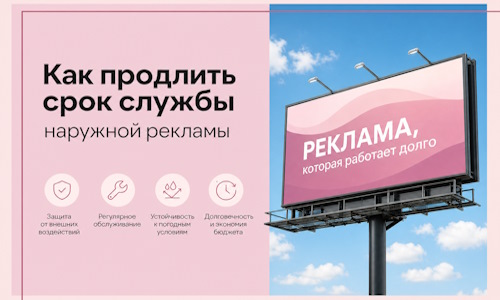 Как продлить срок службы наружной рекламы в Нягани