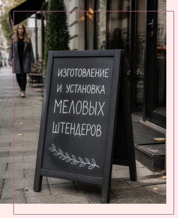 Меловые штендеры в Нягани по цене от 6621 р. | Аванза-Нга